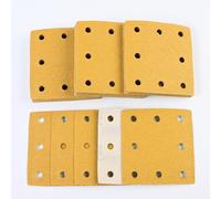 Sruhrak 110x115mm Sandpaper 8 Hole Sanding Pads 45 Pcs Grits 80 Set