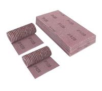 Sruhrak 115x230mm Net Sandpaper, 25 PCS Mesh Sanding Discs 120 Grit Hook and Loop Sanding Pads for Drywall Sander Efficient Dust Removal Random Orbital Sander Polishing