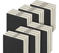 Sruhrak 18 PCS Sanding Sponge Set 80/100/120/180/220/240 Grits, Flexible Pads Wet Dry Reusable Block Sandpaper Block for Wood, Plastic, Drywall and Metal Polis