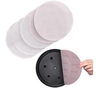 Sruhrak 225mm Net Sandpaper, 25 PCS Mesh Sanding Discs 400 Grit Hook and Loop Sanding Pads for Drywall Sander Efficient Dust Removal Random Orbital Sander Polishing
