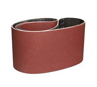 Sruhrak 6 Pack Abrasive Sanding Belts- 150x1220mm Polishing Sanding Belt, 1 Each of 60/80/120/180/240/400 Grits Aluminium Oxide Sanding Belts Abrasive Tool for Portable Belt Sander