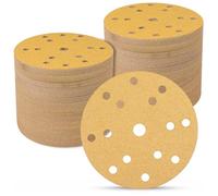 Sruhrak 70 Pcs Sanding Discs 150mm 15 Hole 40 Grit