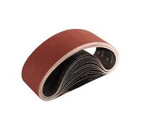 Sruhrak 75 x 533 MM Sanding Belts, 120 Grits Fabric Sanding Belts for Stripping and Sanding - 15 Pack