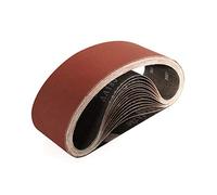 Sruhrak 75 x 533 MM Sanding Belts, 400 Grits Fabric Sanding Belts for Stripping and Sanding - 15 Pack