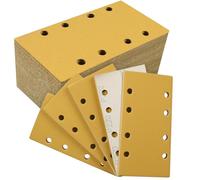 Sruhrak 93x185mm Sandpaper 8 Hole Sanding Pads 50 Pcs Grits 220 Set