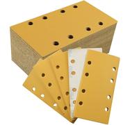 Sruhrak 93x185mm Sandpaper 8 Hole Sanding Pads 50 Pcs Grits 800 Set