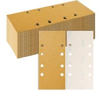 Sruhrak 93x230mm Sandpaper 8 Hole Sanding Pads 40 Pcs Grits 60 Set