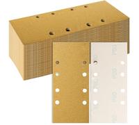 Sruhrak 93x230mm Sandpaper 8 Hole Sanding Pads 45 Pcs Grits 80 Set