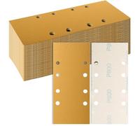 Sruhrak 93x230mm Sandpaper 8 Hole Sanding Pads 50 Pcs Grits 800 Set