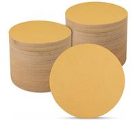 Sruhrak Sanding Discs 150mm 100 Pcs, 100 Grit 6 inch NO Hole Hook and Loop Orbital Sander Discs, Sanding Pads for Random Orbital Sander Pads and All Oscillating Tools