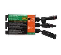 Srum 1600W Solar Grid Tie Inverter, MPPT Solar Pure Sine Wave Micro Inverter, 10.8V to 30V DC Input to AC 180V to 280V Output Grid Tie Micro Inverter for 12V 24V Battery Solar Panel Outdoor