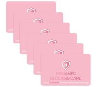 Srumvoat 6 Pack RFID Blocking Card, Generation 2 Credit Card Protector, Anti-Theft Contactless Shield Wallet NFC Blocker, Sleeves Cards Defender, Entire Wallet Protection Secure When Crowds/Social