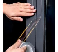 Srumvoat Clear Window Tape, 7cm x 10m Waterproof Window Draft for Insulation, Widen Thicken Weather Seal Adhesive Tape in Strong Adhesion, Waterproof, No Residue Sealant