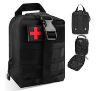 Srup Mini First Aid Bag, Portable Sports Medical Bag, Compact First Aid Kit (Black)
