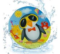 SRV Hub 1x Penguin Design Splash Water Skimmer, Beach Play Disc Toy, Soft Foam Flying Disc Frisbee, Outdoor Fun Play Activity Swimming Pool Floating Water Toys for Kids and Adults 18cm