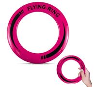 SRV Hub 1x Pink Flying Ring Skimmer Disc Toy, Professional Flying Disc Throw and Catch Toy, Flyer Disc Gift for Boys Girls, Kids Adults Summer Beach Outdoor Garden Play Frisbee Ring Size 25cm