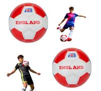 SRV Hub 2 Pack England Size 5 Footballs, 32 Panel Soccer Ball Bundle, Ready to Play, Football Training Equipment for Coaching, School PE, Match Practice & Outdoor Games
