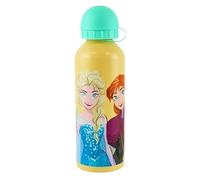 SRV Hub 21cm Frozen School Water Bottle, 500ml Light Gold Aluminum Leakproof Drinking Bottle, Lightweight BPA Free Bottle for Kids Sports Travelling Outdoor