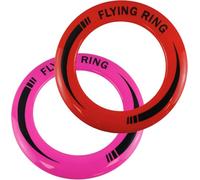 SRV Hub 2Pcs Flying Rings Skimmer Discs Toys, Professional Flying Disc Throw and Catch Toy, Flyer Disc Gift for Boys Girls, Kids Adults Summer Beach Outdoor Garden Play Frisbee Ring Size 25cm