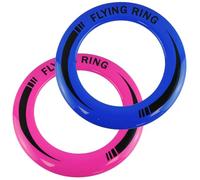 SRV Hub 2Pcs Flying Rings Skimmer Discs Toys, Professional Flying Disc Throw and Catch Toy, Flyer Disc Gift for Boys Girls, Kids Adults Summer Beach Outdoor Garden Play Frisbee Ring Size 25cm