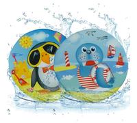 SRV Hub 2Pcs Splash Water Skimmer Flying Discs Kids, Reusable Soft Catch Flying Disc, Backyard Games Water Frisbee for Kids, Swimming Pool Floating Water Toys 18cm