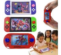 SRV Hub 3Pcs Water Ring Game for Kids 3+, Stitch, Marvel Avengers & Spiderman Licensed Handheld Travel Toys, Retro Sensory Play, Party Bag Fillers, No Batteries