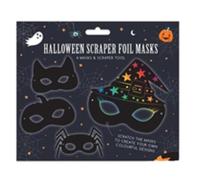 SRV Hub 4x Pumpkin, Bat, Witch and Spider Pattern Mask for Kids and Adults