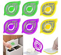 SRV Hub 6Pcs Bin Fresheners, Self-Adhesive Pedal Bin Lid Sticker Air Freshener Fragrance, Dustbin Scent Air Freshener Fresh Odour Assorted