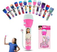 SRV Hub Barbie LED Big Torch, Kids Night Light Torches LED Super Bright for Xmas, Birthday and Thanksgiving Gifts- Plastic Flashlight Toy Gift for Kids 3+ Years Size-16cm