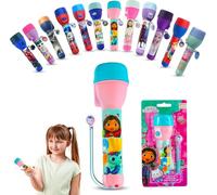 SRV Hub Gabby's Dollhouse Non-Slip Big Torch, 16cm Flashlight for Kids Gift 3+ Years, Light Pink Water Resistant Night Light for Camping Hiking Outdoor | Energy-Saving