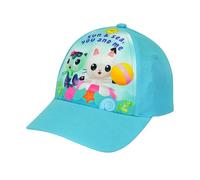 SRV Hub Gabby's Dollhouse Polyester Sun Hat, Aqua Baseball Cap for Kids, Any Hot Summer Day, Adjustable Cap for Sporting Activities 3+ Years