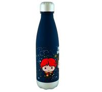 SRV Hub Harry Potter Soft Touch Navy Chibi’s Water Bottle 650ml | BPA-Free & Plastic Kids Mate Drink Bottle | Leakproof Reusable Sports Bottle for School, Travel, Gym & Outdoor | Christmas Gifts