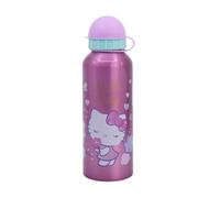SRV Hub Hello Kitty High Aluminium Water Bottle 530 ml - Lightweight Kids Drinking Bottle with Spout & Safety Cap, Leak-Resistant, Reusable Bottle for School & Travel, Age 4+