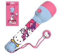 SRV Hub Hello Kitty LED Torch for Kids | Sanrio Flashlight with Wrist Strap | Cute Pink Handheld Torch for Girls | Portable LED Light for Camping, School, Night Use | Hello Kitty Gifts