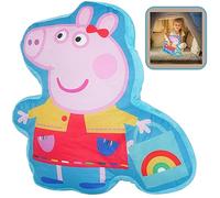 SRV Hub Hooray Peppa Pig Shaped Cushion, Decorative Pillow Super Soft Throw Plush Pillow, Cushion for Girls Room Decor Size-35cm