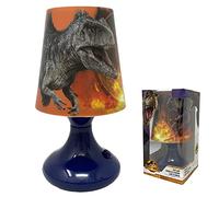 SRV Hub Jurassic World Table Lamp 18cm - LED Lamp for Bedroom, Desk Lamp for Living Room LED Light, Dinosaur Night Lamp Kids Camping Room Decoration Night Light