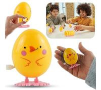 SRV Hub Kids Chicken Yellow Wind-up Toy, No Battery Operated Chicken Wind-up Toys, Easter Wind Up Chick Toys, Wind-Up Jumping Cute Chicken Chicks Toys Party Favors Size-6.5cm