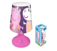 SRV Hub® Licensed 18cm Peppa-Pig Table Lamp with Battery Powered LED Light, Featuring Kids Favourite Characters Ideal for Kids Bedroom Decoration