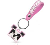 SRV Hub Licensed Minecraft Keychain - Soft PVC Charm 2D Keyrings for Kids, Cute Backpack Pendant, Gamer Accessories, Party Favors, Birthday Gifts for Boys & Girls
