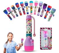 SRV Hub LOL Surprise LED Big Torch with Lanyard Water-Resistant Easy Grip Plastic Flashlight Characters Lovers Bright Night Toy for Indoor Outdoor Camping Emergency Use - Christmas Decorations - 16cm