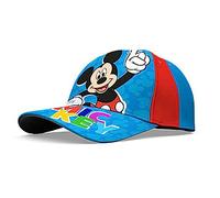 SRV Hub Mickey Mouse Cotton Baseball Cap, Blue Adjustable and Easy to Match Hat for Boys, Suitable for Various Occasions 3+ Years | Outdoor