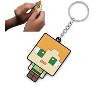 SRV Hub Minecaraft Keychains for Kids Soft PVC Keyrings, Birthday Party Supplies, Classroom Prizes, Goodie Bag Fillers & Return Gifts Christmas Gifts, Backpack Decor & Stocking Stuffers