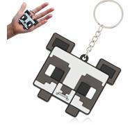 SRV Hub Minecaraft Keychains for Kids Soft PVC Keyrings, Birthday Party Supplies, Classroom Prizes, Goodie Bag Fillers & Return Gifts Christmas Gifts, Backpack Decor & Stocking Stuffers
