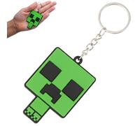 SRV Hub Minecaraft Keychains for Kids Soft PVC Keyrings, Birthday Party Supplies, Classroom Prizes, Goodie Bag Fillers & Return Gifts Christmas Gifts, Backpack Decor & Stocking Stuffers