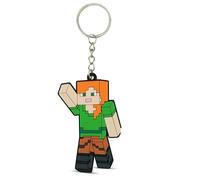 SRV Hub Minecraft Alex Kids Bag Keychain, Soft PVC Cute Keyring, Birthday Return Gifts for Kids, Thank You Gifts Party Bag Ideas, Classroom Prizes Kid Key Ring Size 13.5cm