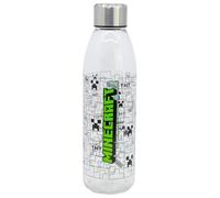 SRV Hub Minecraft Water Bottle 980ml - BPA Free Reusable Kids Water Bottle with Metal Screw Cap, Leak Proof Sports Bottle for School, Travel & Outdoor - Minecraft Iconic Design