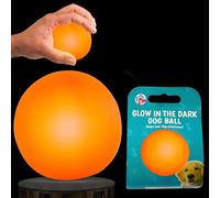 SRV Hub Orange Glow in the Dark Ball for Dogs - Night Time Glowing Fetch Toy, Perfect for Playtime and Outdoor Adventures, Size 6.5cm