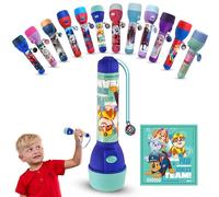 SRV Hub Paw Patrol Big Torch 16cm - Super Bright LED Flashlight for Kid, Includes 2X 1.5V AA Batteries, Durable Plastic, Ideal for Christmas Gifts Birthday and Thanksgiving Gift, Safe for Boy Girl