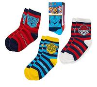 SRV Hub Paw Patrol Kids Socks-Novelty Cotton Rich Socks 3 Pairs Multipack Bundle Mid Calf Socks for Kid, Boys and Girls 0-12 Years (UK 3-5.5 / EU 19-22)