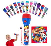 SRV Hub Paw Patrol LED Big Torch for Kids 3+ Years | Super Bright Flashlight with Batteries | Night Light Toy for Boys & Girls | Camping, Bedtime & Emergency Use